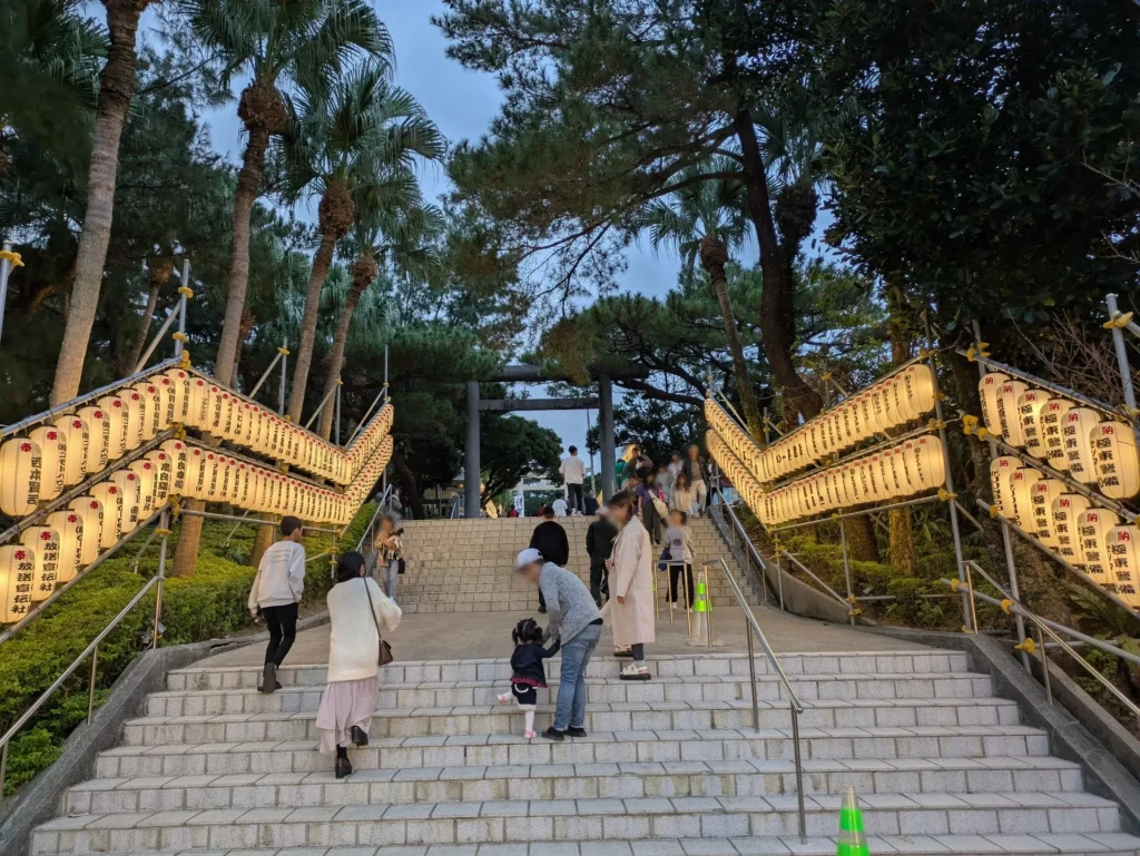 沖縄県護国神社 階段