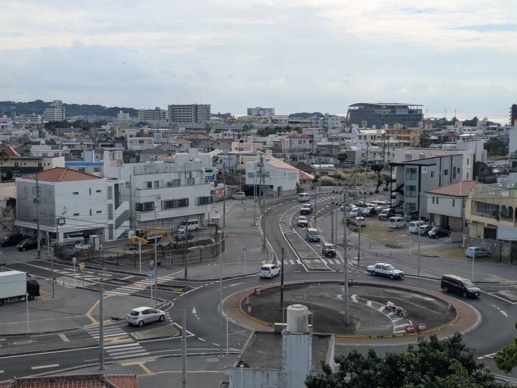 山巓毛の糸満ロータリー現在