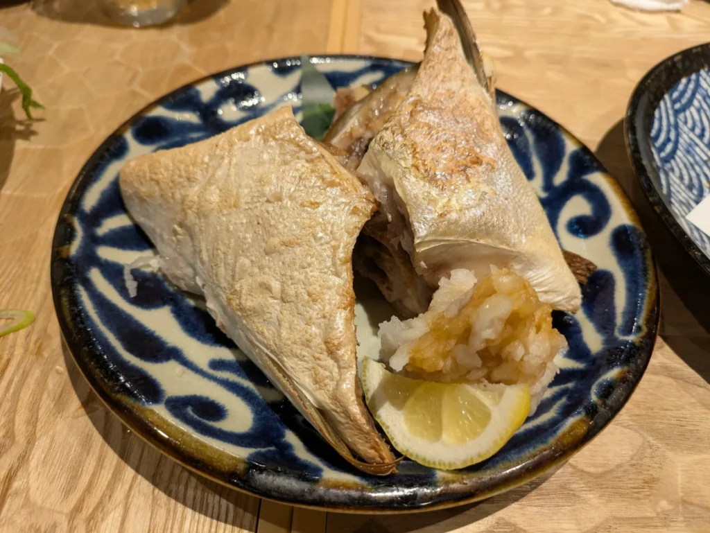 居酒屋 兆治 奥武山店 ぶりのカマ焼き